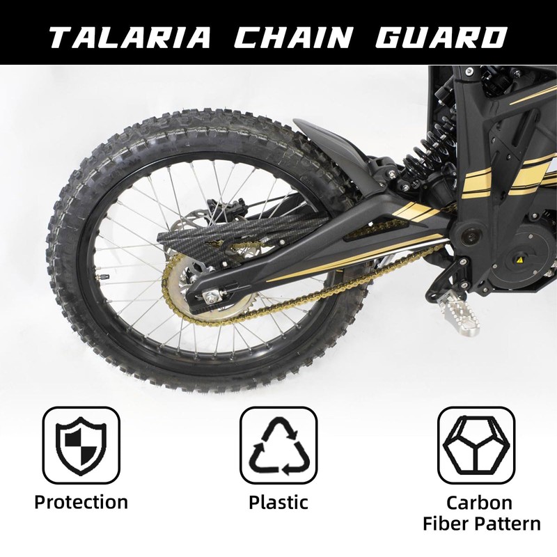 CHANGCHENG Motorcycle Chain Guards Electric Dirt Bike Chain Cover Protector
