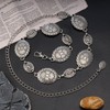 Eigso Boho Lapse Concho Chain Waist Belt for Women Cowgirl