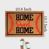 Funny Coir Doormat Home Sweet Home Baseball Front Door Mat