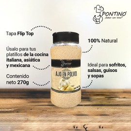 Pontino Ajo en polvo, 270 g