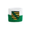 Flaggenfritze Sweatband with German Flag Design of Saxony, Set of