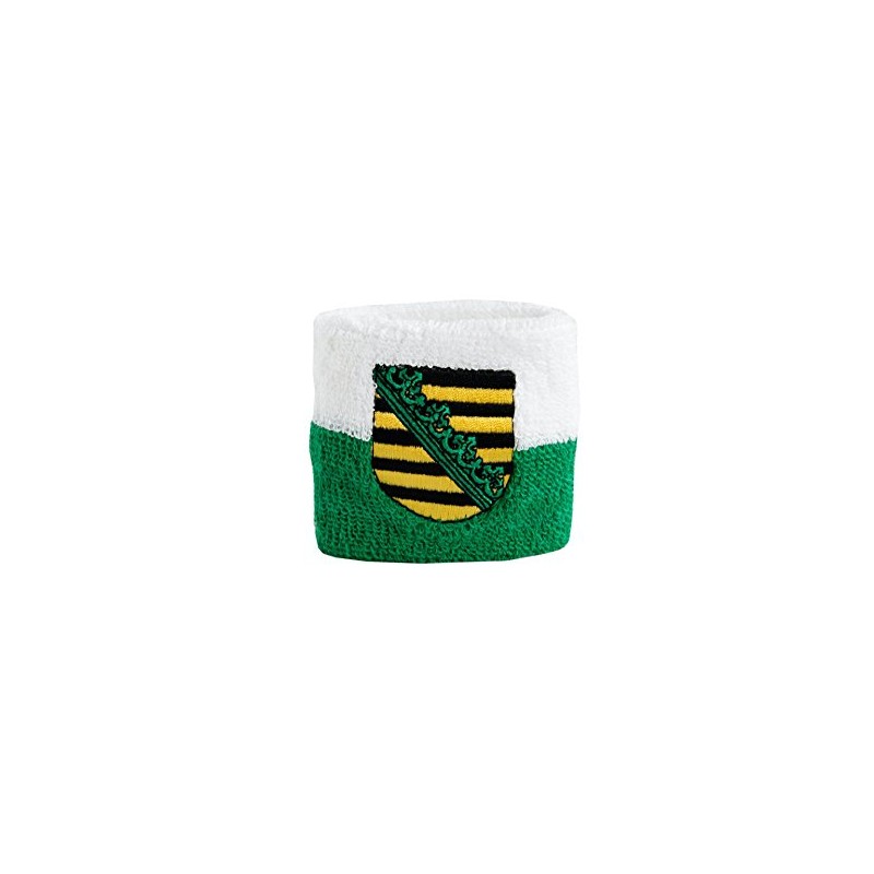 Flaggenfritze Sweatband with German Flag Design of Saxony, Set of