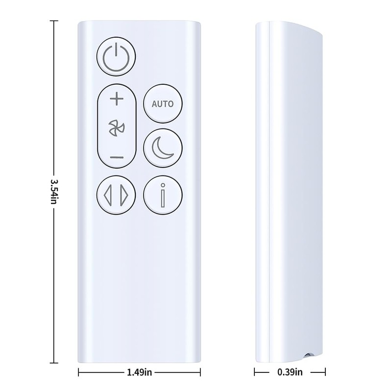Nue Replacement Remote Control for Dyson Purifier Cool Gen1 TP10