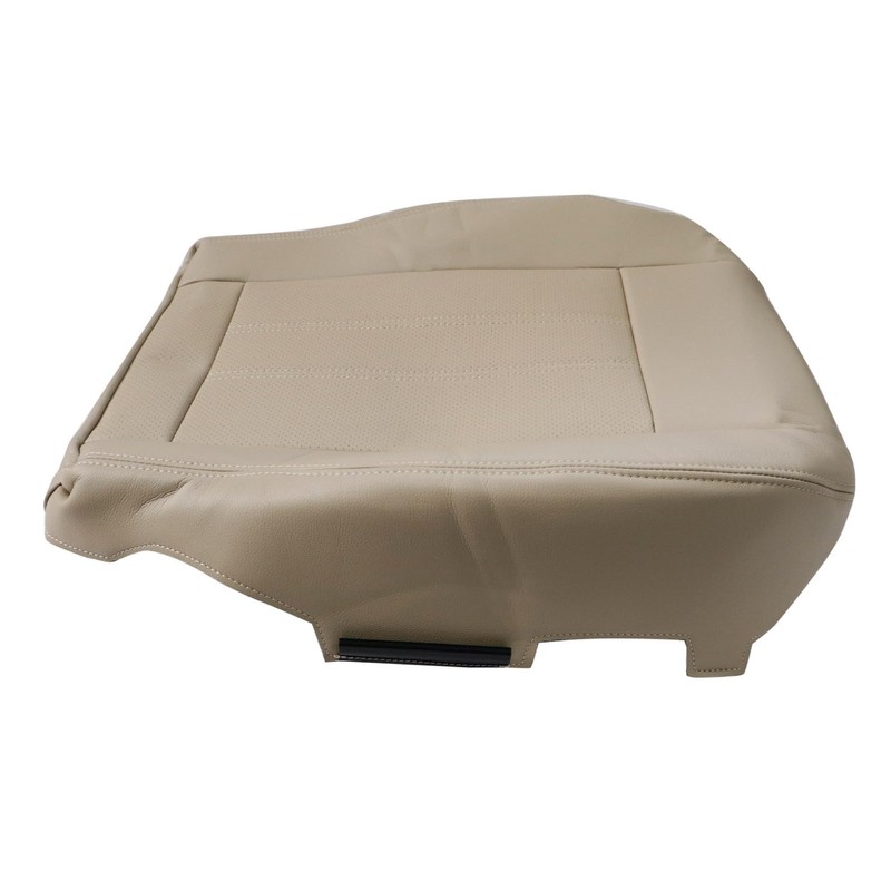 Vigoraze Driver Bottom Perforated Leather Replacement Seat Cover Tan Compatible