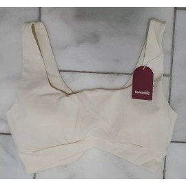 Cosmolle Move Free Sports Bra Cream Ivory Size XL