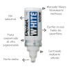 Marcador Permanente Pentel 100W de punta ancha blanco x unidad