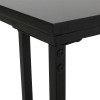 GDFStudio Agnes Modern C Side Table, Set of 2, Black