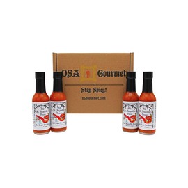 Venom Datil Pepper Hot Sauce Gift Box, Includes 4 Bottles, 5 oz each