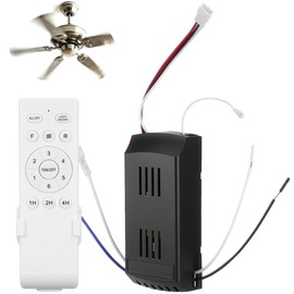 Ipetboom 1 Set Variable Speed Ceiling Fan Controller: Dc Motor Wireless Remote Control Kit for Electric Ceiling Fans and Lights