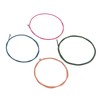 4Pcs Electric Bass String Set Clear Bright Sound Metal Colored