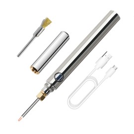 Thread Burner, Rechargeable Thread Zapper Tool with Replacement Tip, USB Burning Pen for String, Beading, Embroidery, Leather Sewing
