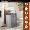 ALCOVA Hanging Laundry Hamper, Space-Saving Mesh Hanging Laundry Bag with