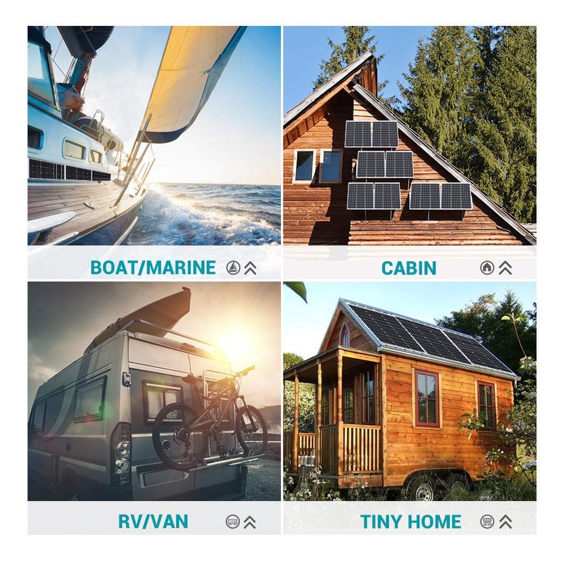 Renogy Solar Panel 50 Watt 12 Volt, High-Efficiency 50W Solar