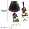 Urbalabs Firefighter Boot and Helmet Office Lamp Shade Hero Desk
