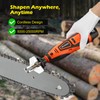 WIOR Cordless Chainsaw Sharpener Kit with Titanium-Coated Diamond Bits -