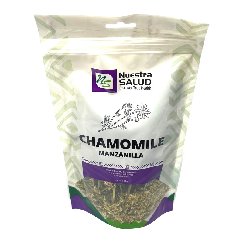 Chamomile Herbal Infusion Tea Manzanilla Te Zip Lock (50g) Chamaemelum