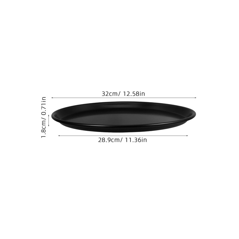 Zerodeko 12.59 Inch Round Oven Pizza Crisper Pan Non-Stick Baking