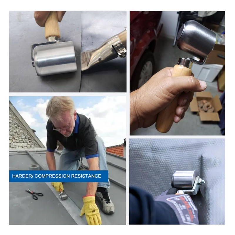 Steel Seam Roller for PVC TPO EPDM Roofing Vinyl Decking