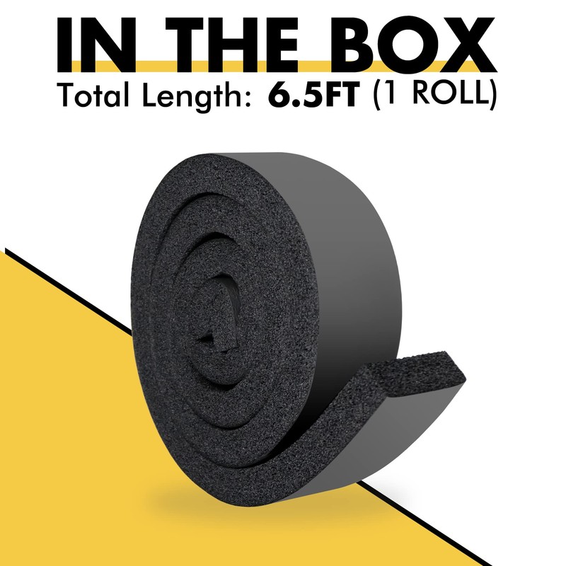 Powrocket Window Air Conditioner Insulation Foam Strip 2 x 1