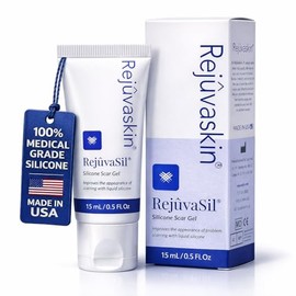 Rejuvaskin Rejuvasil Gel de Silicona para Cicatrices 15 ml - Mejora la apariencia de las cicatrices - Grado médico