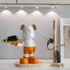 Bear Storage Tray Cute Resin Decorative Funny Trendy Bear Sculptures