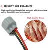 Micarun 3 Wires Engine Coolant Temperature Sensor Switch Sender Connector