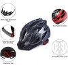 Casco De Bicicleta Con Accesorios De Ciclismo Luz Trasera