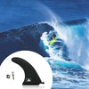 AQUBONA 10" Fiber Nylon Surfboard Fins- Free No Tool Fin