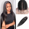 Brazilian 2x6 HD Lace Closure Human Hair Transparent Lace Closure