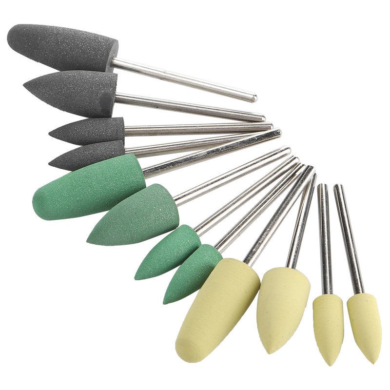 Dental Silicone Rubber Polisher Grinding Head Stainless Steel Shank Dental