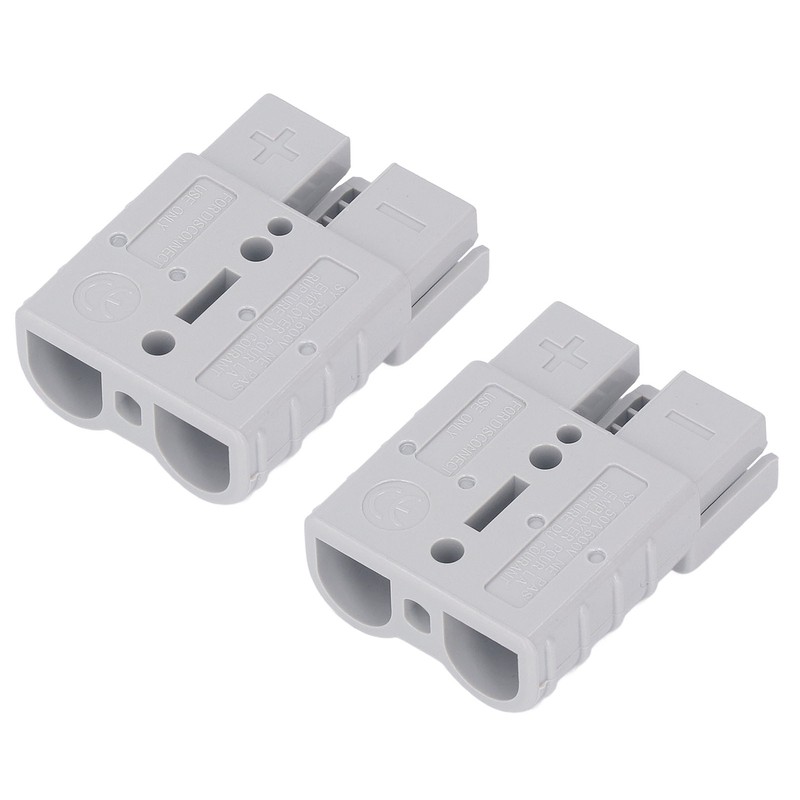 2 Set Battery Quick Connector 50A 600V Fireproof High Conductivity