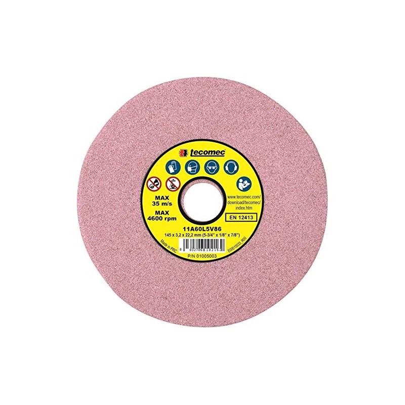 Tecomec Set of 2 pcs Grinding Wheels 5-3/4" x 1/8"