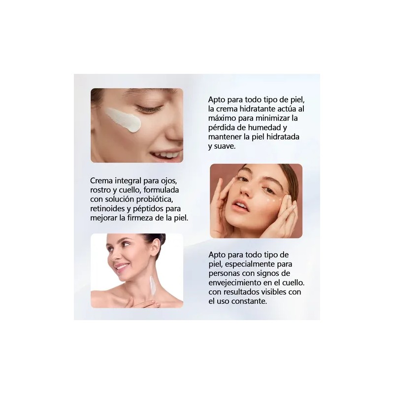 3pc Rutina Hidratante Anti-arruga Reafirma Crema Ojos Cuello