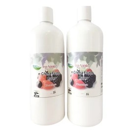 Crema Corporal Humectante de Frutos Rojos Ana Natalia, Pack con 2 Unidades de 1 L Cada Una
