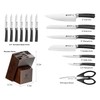 BRODARK Kitchen Knife Set, Ultra Sharp 15 Pcs Knife Set