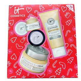 IT COSMETICS Love Your Skin with Confidence 4-Piece Anti-Aging Skincare Set NEW