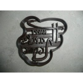 AJT HAPPY THANKSGIVING WORDS FANCY FONT LETTERS COOKIE CUTTER USA PR3867