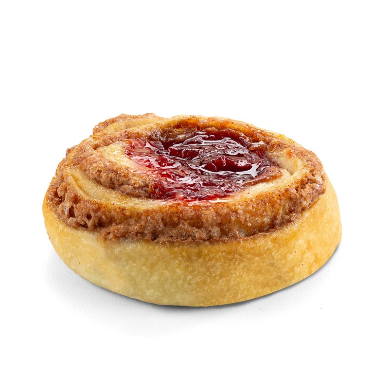 Fruit Danishes | Mini Cinnamon Buns Topped With Cherry Filling