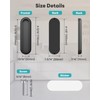 MeBantoo 2 Pack Self-Adhesive Drawer Pull Handles, 4 Inch Self-Stick