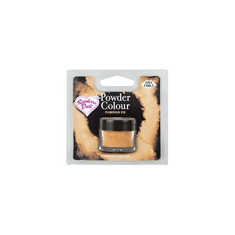 Rainbow Dust Edible Matt Powder Dust Colour 4g Pumpkin Pie