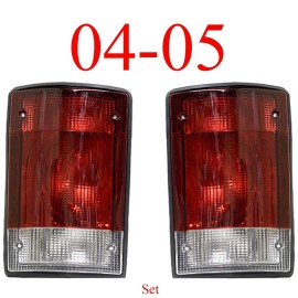 Aftermarket Products 04 05 Ford Excursion Left & Right Tail Light Set Assembly Both Sides Included!