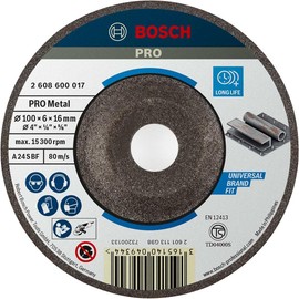 BOSCH 2608600017 METAL GRINDING DISC 100X16X6