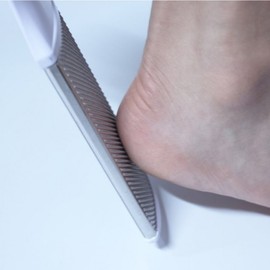 Aeib Stainless Steel Foot Callus Remover Double-sided Foot Scraper 2ea
