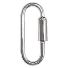 RCH Hardware QL-BR01-55 Brass Quicklink, 8 Gauge, Polished Chrome (2 Pack)