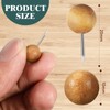 Wooden Push Pins Thumb Tacks Push Pins for Cork Board
