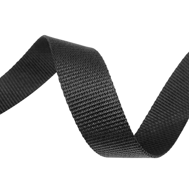 emma kites 1 Inch Polyester Webbing Black – 1800lbs Heavy