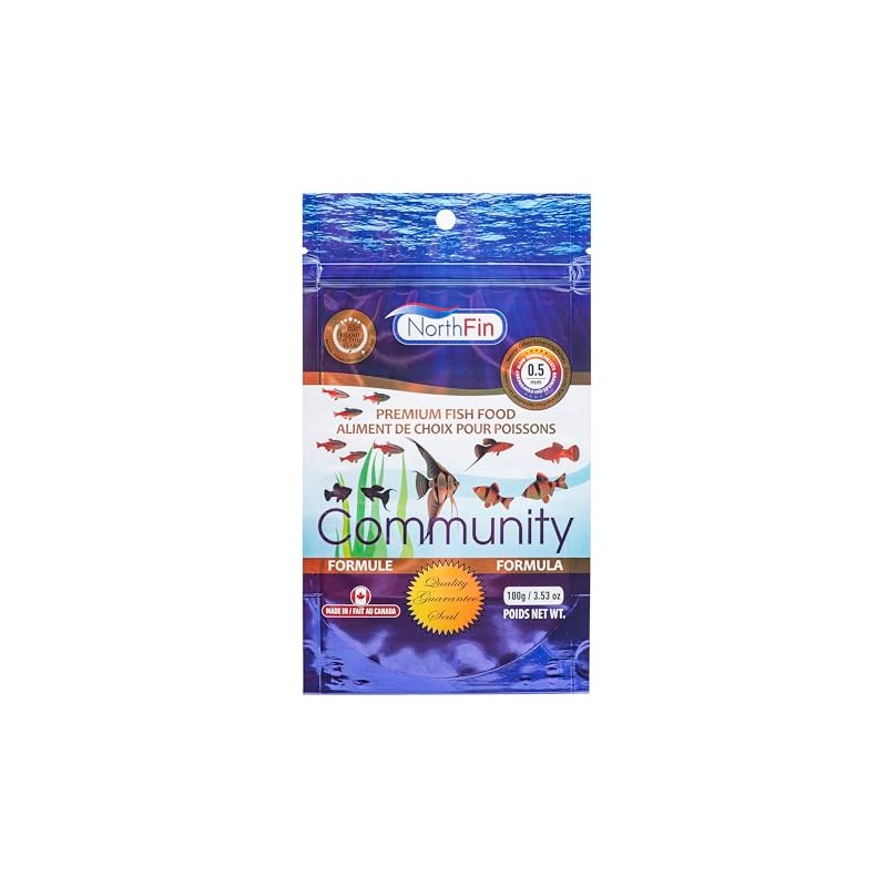 Northfin Fish Food Community Formula Slow Sinking Pellets (0.5mm 100g)