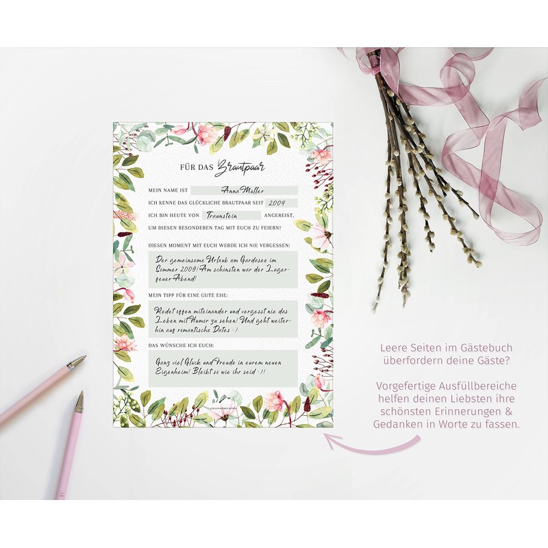 CreativeRobin Wedding Wishes for the Bride and Groom, Wedding Game