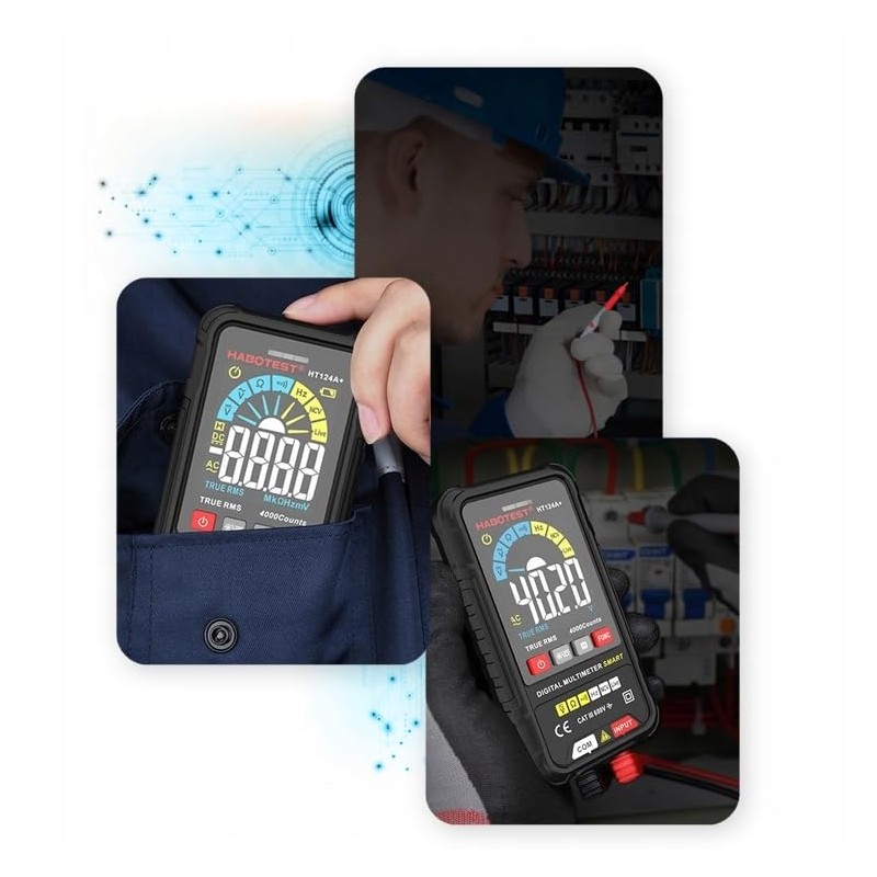 Habotest HT124A+ Universal Digital Multimeter