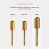 CURACORO Curacoro Nail Drill Bits 3/32' - L-Shape Smooth Stop